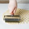 AMPSEVEN Pastry Lattice Roller Cutter - Stainless Steel Dough Lattice for Pie Pizza Bread beef wellington Pastry Crust Roller Cutter view 3