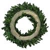 Tradingsmith Preserved Boxwood Wreath 14" - Wall Door Hanging Farmhouse and Rustic Decor view 2