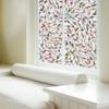 Artscape New Leaf | Privacy Window Film with Vibrant Colored Pattern | Non-Adhesive & UV Protection | Easy to Apply & Removable | 24 x 36 Inches | Made in USA view 1