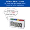 MEDCENTER Talking Alarm Clock HSA/FSA, Medication Pill Reminder Clock, Alarm Clock for Dementia, Hearing, Visually impaired Seniors-Digital Clock Ex Large White - Gift for Mom, Dad, Elderly, Seniors view 4