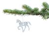 C&F Home Clear Crystal Acrylic Galloping Horse Small Christmas Tree Ornament 3.5" Xmas Festive Winter Holiday Hanging Artificial Real Tree Premium Luxury Elegant Equine Equestrian Decor Decoration view 4