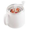 Donvier 837450 Manual Ice Cream Maker, 1-Quart, White view 1