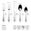 Towle Everyday Pueblo 20-Piece Stainless Steel Flatware Set, Service for 4 view 3