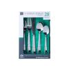 International Silver Arabesque Frost 20-Piece Stainless Steel Flatware Set, Service for 4 view 2