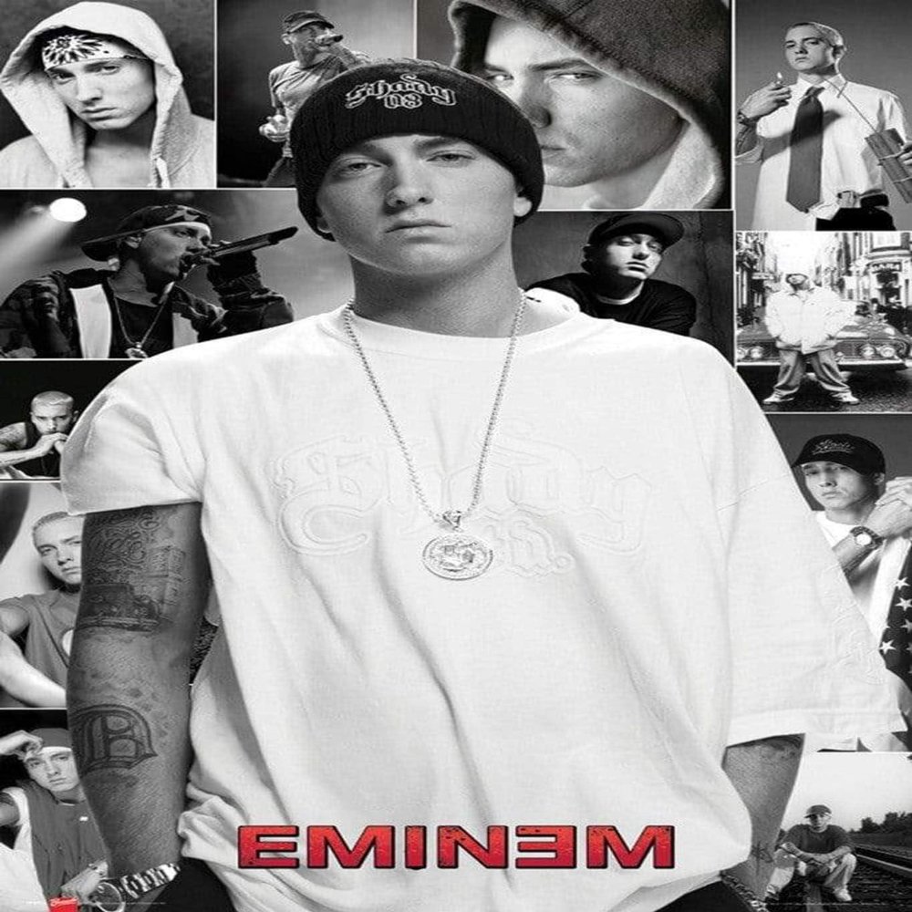 GB eye LTD LP1657 , Eminem, Collage, Maxi Poster, 61 x 91.5 cm, Wood, Multi-Colour for Living Room