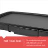 BLACK+DECKER GD2011B Family Sized Electric Griddle, 20 x 11-Inch, Black view 3