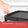 BLACK+DECKER GD2011B Family Sized Electric Griddle, 20 x 11-Inch, Black view 4