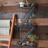 Design Ideas 3 Tier Novelty Fire Escape Steel Shelf for Storage in Bathroom, Kitchen, and Bedroom view 2
