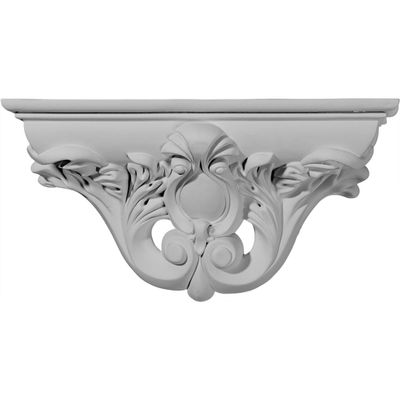 Ekena Millwork SH13X06X03HI Hillsborough Decorative Shelf, 13 1/8" W x 3 3/4" D x 6 5/8" H