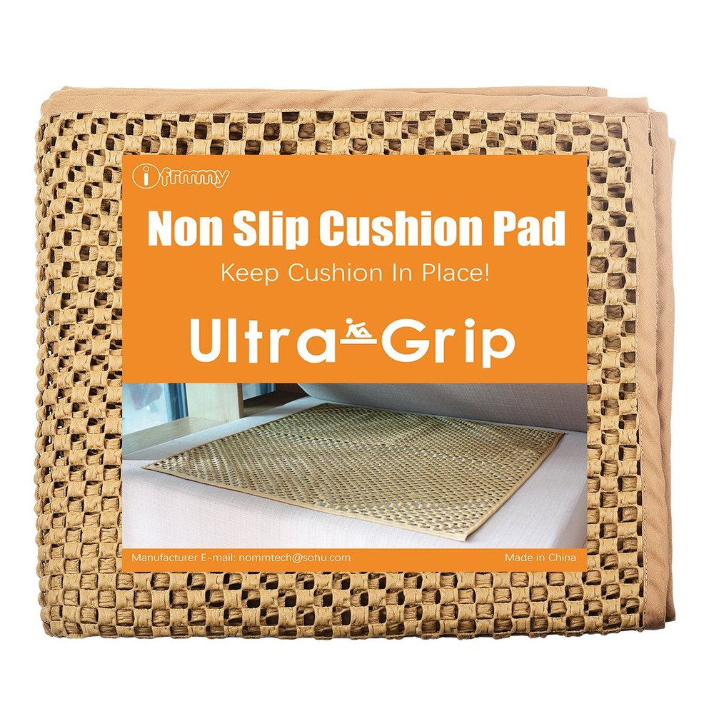 Cushion Grip Keep Couch Cushions from Sliding - Non Slip Couch Underlay Pad, Stop Sofa Cushions from Sliding (24" x 24")- 3 Pack