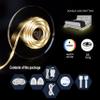 illumiForce Under Bed Lights Motion Sensor, Motion Activated Bed Lighting,12V Power Adapter, Dimmable LED Strip Night Light for Bedroom,Stairs,Crib,Cabinet,Warm White -2 x 5FT -Dual Kit view 2