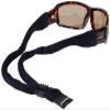 Croakies Cotton Suiters Eyewear Retainer, Black, 14 Inch x 1/2 Inch view 1