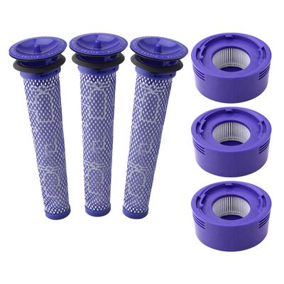 Hechuang Filters kit for Dyson V7, V8 Animal And Absolute Vacuum, Replacement Parts (DY-96566101) and Post- Filter (DY-96747801)