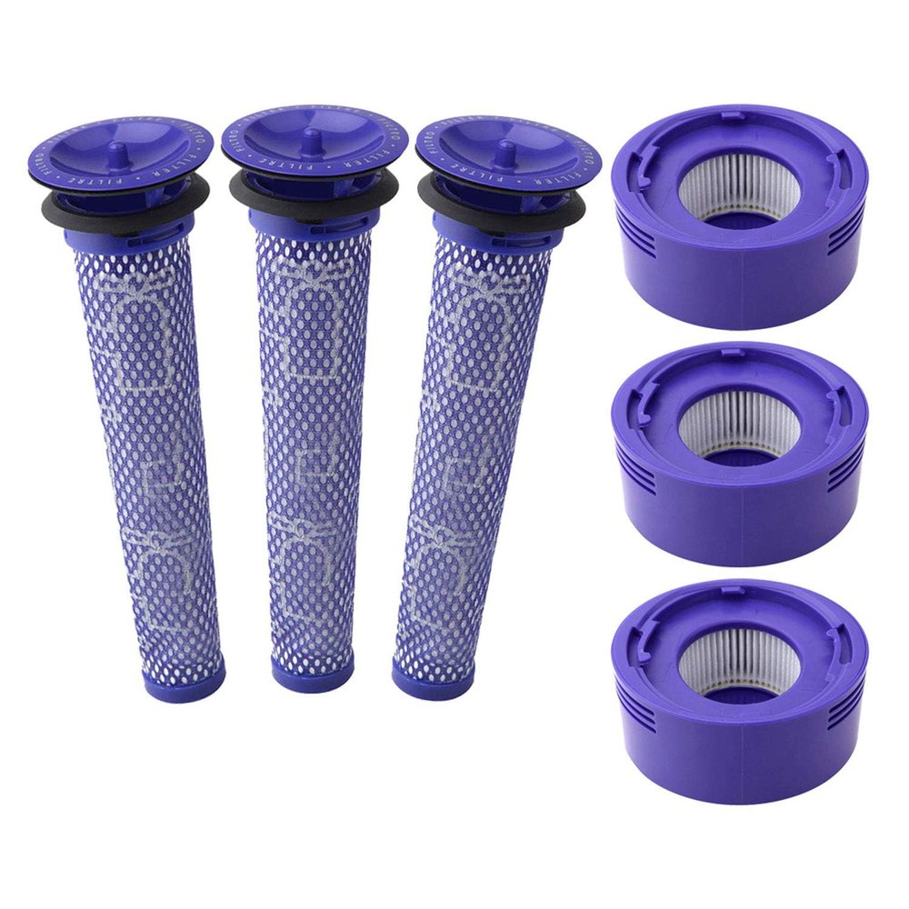 Hechuang Filters kit for Dyson V7, V8 Animal And Absolute Vacuum, Replacement Parts (DY-96566101) and Post- Filter (DY-96747801)