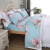 FADFAY Floral Twin XL Sheets 100% Combed Cotton Sheet Sets Pink Flowers Deep Pocket Fitted Sheets Girls Bedding Sets for All-Season (4Pcs, 1 Fitted Sheet, 1 Flat Sheet, 2 Pillowcases) view 4