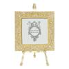 Windsor Gold Austrian Crystal 4x4 w/Easel Frame by Olivia Riegel - 4x4 view 1