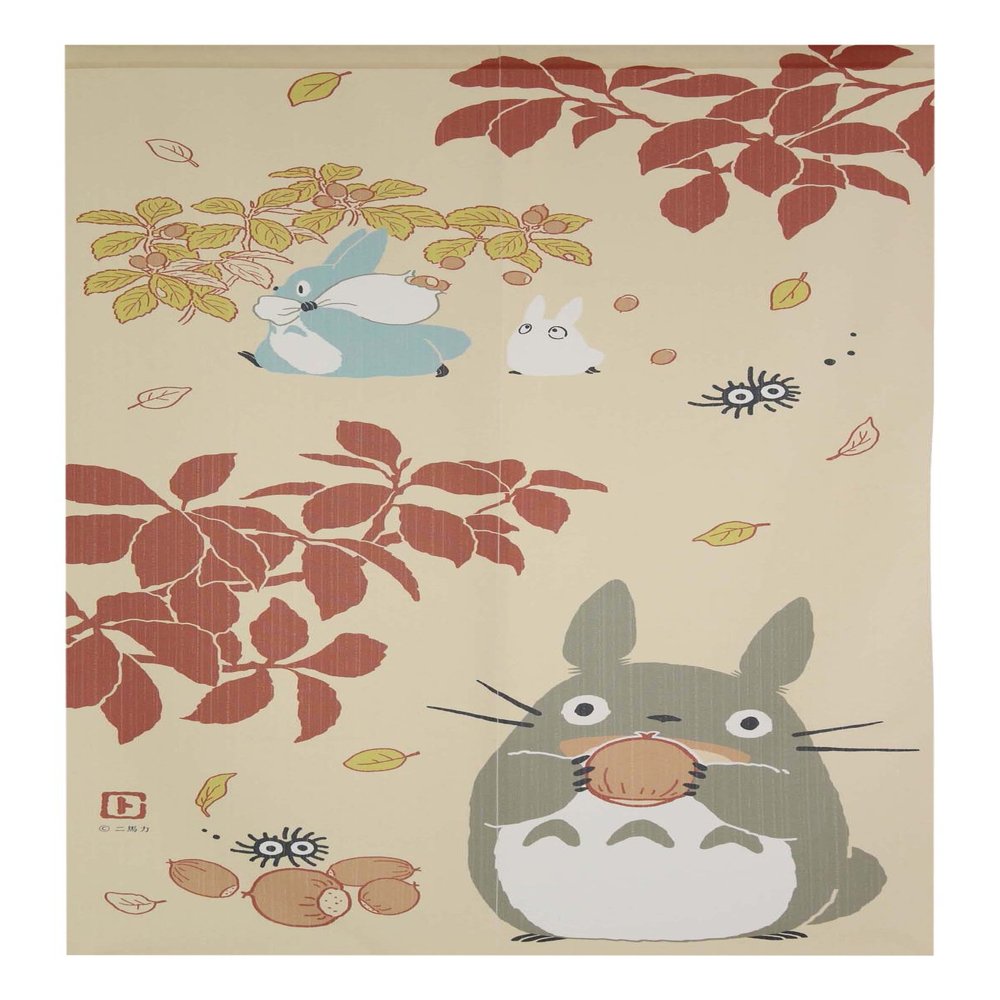 Japanese Noren Curtain Tapestry Totoro Forest Size: 85 150cm 10-318