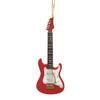 Broadway Gifts Red Electric Guitar Ornament - Replica String Instrument Christmas Ornament for Guitar Players view 1