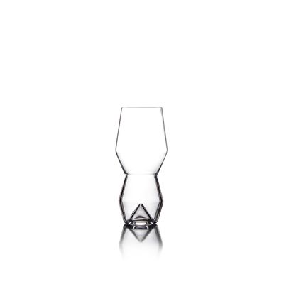 Sempli Monti 13 oz IPA Beer Glasses - Set of 2 Handmade Drinking Glasses, Craft Beer Glassware for Bar, Aerating Inverted Bottom, Lead-Free Crystal, Giftbox Included - Clear