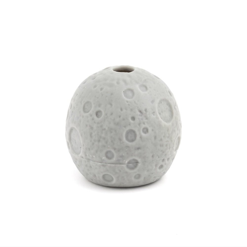 Kikkerland Moon Ice Ball Mold, Gray