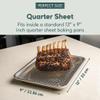 Ultra Cuisine Stainless Steel 8.5 x 12-inch Cooling and Baking Rack - Oven-Safe - Dishwasher-Safe - Heavy Duty - Tight Wire Bake for Oven Cooking - Quarter Sheet Pan - Ideal as Roasting Rack view 3