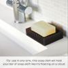 Yamazaki Home Float Self Draining Soap Tray - Floating Holder Dish for Sink - Silicone view 2