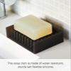 Yamazaki Home Float Self Draining Soap Tray - Floating Holder Dish for Sink - Silicone view 3