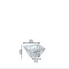 Nachtmann Bossa Nova Collections, 4 Piece Serving Set, Crystal Glass Serving Dishes for Cheese, Crackers, Fruits, and Appetizers, Platter, Square and Rectangular Bowls view 2