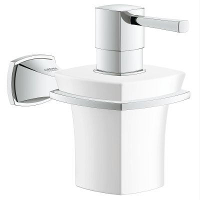 Grohe 40627000 Grandera Ceramic Soap Dispenser With Holder