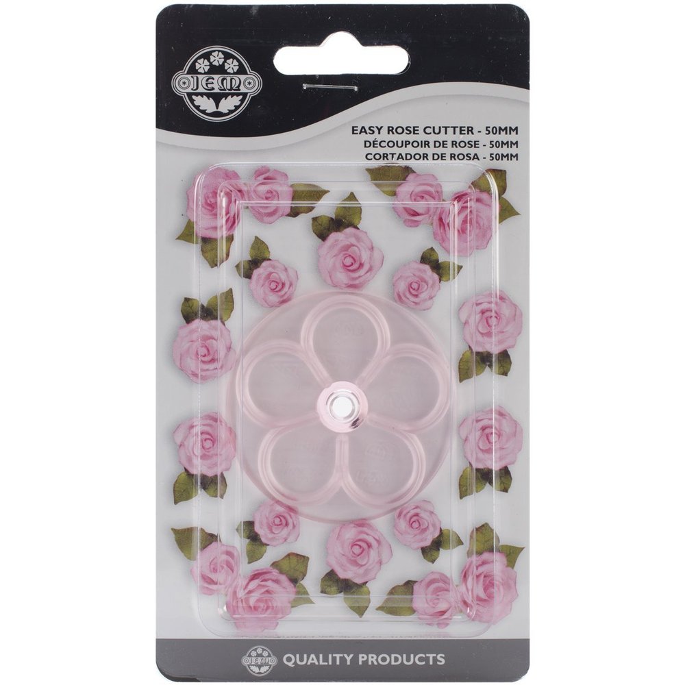 JEM Easy Rose Fondant Cutter, for Cake Decorating, 2-inch