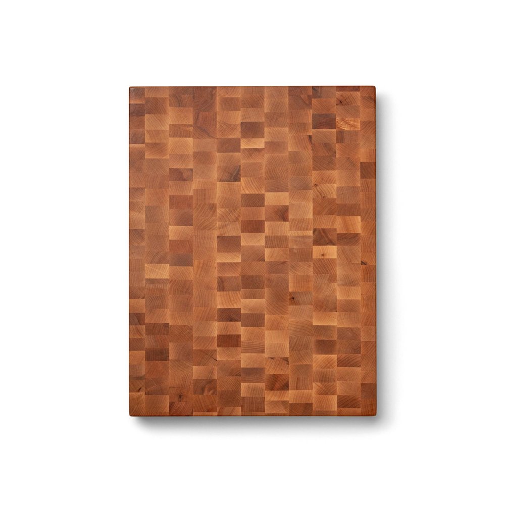 John Boos CCB Series Rectangular Wooden Maple Cutting Board 20x15 2.25 Thick, 21-lb Reversible Butcher Block with End-Grain & Finger Grips Made in the USA