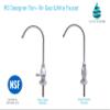 Water & Filter Designer White Finish Non-Air Gap Drinking Water Reverse Osmosis (RO) Faucet view 3