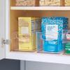 iDesign Stackable Clear Plastic Bin - Kitchen Organizers and Storage for Fridge and Pantry view 3