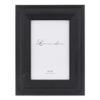 Lawrence Frames 4x6 Weathered Black Wood Picture Frame view 1