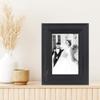 Lawrence Frames 4x6 Weathered Black Wood Picture Frame view 2