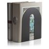 Officemate Bookends, Heavy Weighted 10-inch Steel, Black (93182) view 1