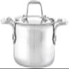 All-Clad Specialty Stainless Steel Ramekin with Lid 2 Piece Oven Broiler Safe 600F Pots and Pans, Cookware Silver view 2