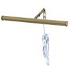 Westinghouse Lighting 7500600 14-Inch LED Picture Light, Antique Brass view 1