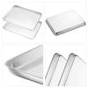Baking Sheet with Cooling Rack Set (2 Pans + 2 Racks), Yododo Stainless Steel Baking Pan Cookie Sheet Cookie Pan with Rack, Size 16 x 12 x 1 Inch, Mirror Finish & Non Toxic & Heavy Duty & Easy Clean view 4