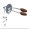 Bene Casa - Flying Saucer Sandwich Press with Heavy-duty Natural Wooden Handles (16") - Ideal for Bonfire or Camping Cooking view 3