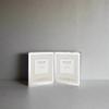 Maturi Silver Plated Double Photo Frame - Flat Edge Portrait, 4 x 6-inch (10 x 15cm) view 3