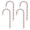 Haute Decor Candy Cane Stocking Holder (Classic Red & White, 4-Pack) - Lightweight Christmas Stocking Hanger, Holds up to 10 pounds view 1