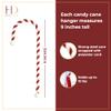 Haute Decor Candy Cane Stocking Holder (Classic Red & White, 4-Pack) - Lightweight Christmas Stocking Hanger, Holds up to 10 pounds view 4
