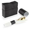 MT Products Black Self-Adhering Bond Paper Napkin Band 1.5" x 4.25" - Pack of 750 view 1
