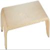 EarthLite Wooden Step Stool - 4'' High, Large Surface, Strong & Stable Bed Step, Foot Stool, Massage Step-Up view 1