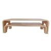 EarthLite Wooden Step Stool - 4'' High, Large Surface, Strong & Stable Bed Step, Foot Stool, Massage Step-Up view 4
