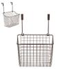 Spectrum Large Over Cabinet Door Organizer Bronze Wire Storage Basket for Kitchen Bathroom, Steel Hanging Cabinet Storage Organizer Basket Design Fits 0.75 Inch Cabinet Doors view 1