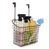 Spectrum Large Over Cabinet Door Organizer Bronze Wire Storage Basket for Kitchen Bathroom, Steel Hanging Cabinet Storage Organizer Basket Design Fits 0.75 Inch Cabinet Doors view 3