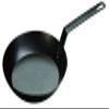 Lodge Manufacturing Company carbon steel skillet, 10-Inch, Black/Orange view 2