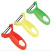 Kuhn Rikon Original Swiss Translucent Peeler Set, 4-Inch, Red/Green/Yellow view 1